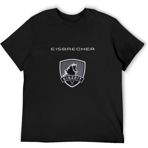 Eisbrecher Eiszeit Tee Shirt Men Round Neck Men's T Shirt Black Eisbrecher Eiszeit Tee Shirt Men Round Neck Men's T Shirt Black