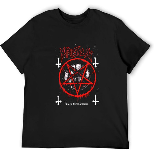 Adult T-Shirts Krisiun Black Force Domain Death Metal Band Music Black