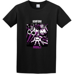 Men's T-Shirts KMFDM Money Graphic Black