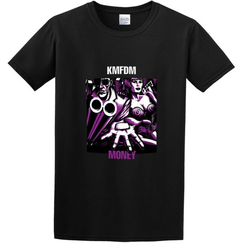 Men's T-Shirts KMFDM Money Graphic Black