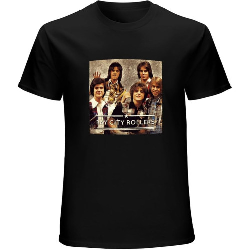 Men's T-Shirts Bay City Rollers Black Men's T-Shirts Bay City Rollers Black