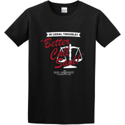 Adult T-Shirts Better Call Saul Black Adult T-Shirts Better Call Saul Black