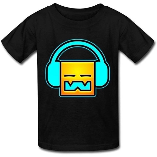 DJ Geometry Dash T-Shirt voor Heren DJ Geometry Dash T-Shirt voor Heren