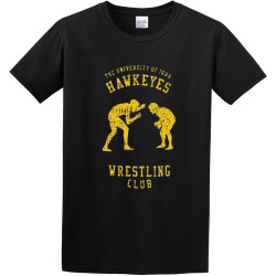 Unisex T-Shirt Iowa Hawkeyes Wrestling Club Black