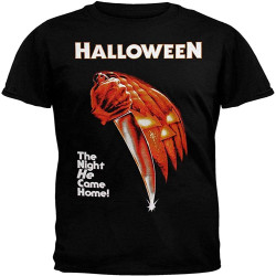 Mens Halloween The Night He Came Home T-Shirt Black