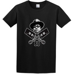Men' BO Diddley The Originator R&B Rock Guitar Design Cotton T Shirt
