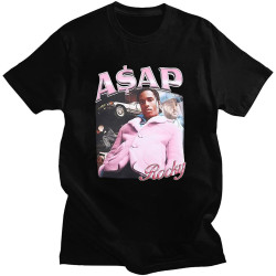 ASAP Rocky Portrait Graphic Aesthetics T-Shirts Hip Hop Cotton Short Sleeve Loose Couple T-Shirt Casual Harajuku Tshirt Black ASAP Rocky Portrait Graphic Aesthetics T-Shirts Hip Hop Cotton Short Sleeve Loose Couple T-Shirt Casual Harajuku Tshirt Black
