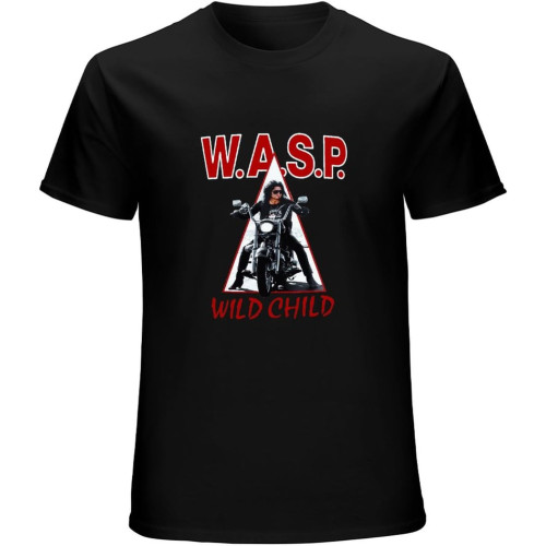 Short T-Shirt W.A.S.P. Wild Black