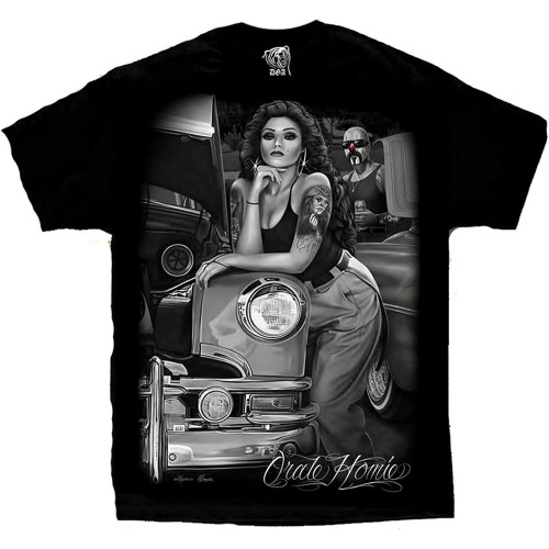 Homies Lowrider Chicano Art David Gonzales Oversized T Shirt Homies Lowrider Chicano Art David Gonzales Oversized T Shirt