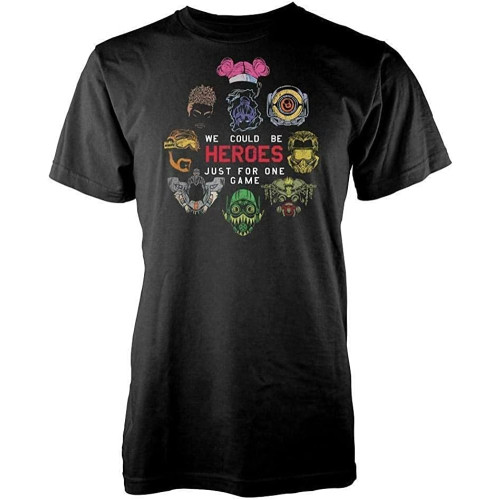 Gaming Apex Characters We Could All Be Heros Legends Tee Round Neck Unisex Tops Men's 100% Cotton Short-Sleeve T-Shirts