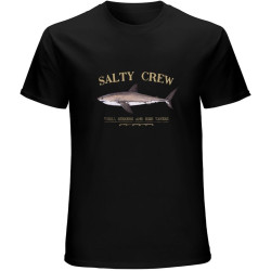 Salty Crew Bruce Tee (Black) Men's Short Sleeve T-Shirt Black