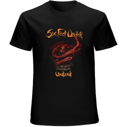 Six Feet Under Mens Cover Small Black Funny Design Short-Sleeve T-Shirt Black Six Feet Under Mens Cover Small Black Funny Design Short-Sleeve T-Shirt Black