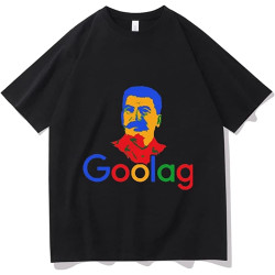 Goolag USSR Stalin Artsy Awesome Artwork Drawing Printed Street Guys Tees Swag Black All-Match Camiseta Tee Round Neck Unisex Tops Men's 100% Cotton Short-Sleeve T-Shirts Goolag USSR Stalin Artsy Awesome Artwork Drawing Printed Street Guys Tees Swag Black All-Match Camiseta Tee Round Neck Unisex Tops Men's 100% Cotton Short-Sleeve T-Shirts