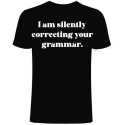 I Am Silently Funny Jokes Rude Slogans Novelty Tee Round Neck Unisex Tops Men's 100% Cotton Short-Sleeve T-Shirts