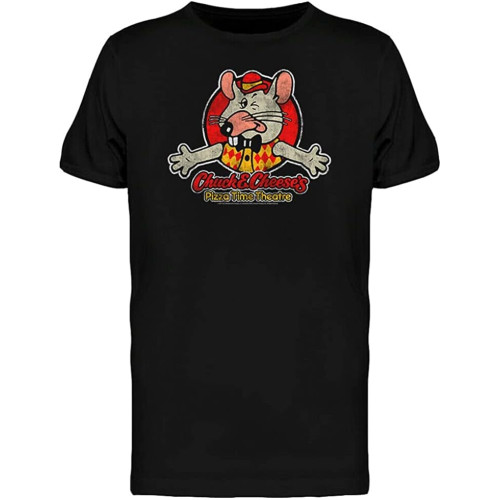 Chuck E Cheese Vintage Pizza Tee Round Neck Unisex Tops Men's 100% Cotton Short-Sleeve T-Shirts Chuck E Cheese Vintage Pizza Tee Round Neck Unisex Tops Men's 100% Cotton Short-Sleeve T-Shirts
