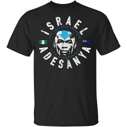 Israel Adesanya The Last Stylebender City Kickboxing Tee Round Neck Unisex Tops Men's 100% Cotton Short-Sleeve T-Shirts Israel Adesanya The Last Stylebender City Kickboxing Tee Round Neck Unisex Tops Men's 100% Cotton Short-Sleeve T-Shirts