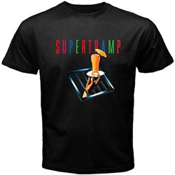 Lead Supertramp The Very Best Crime of The Century Tee Round Neck Unisex Tops Men's 100% Cotton Short-Sleeve T-Shirts