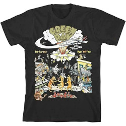 Green Day Band Dookie T Shirt Funny Vintage Gift Tee Round Neck Unisex Tops Men's 100% Cotton Short-Sleeve T-Shirts Green Day Band Dookie T Shirt Funny Vintage Gift Tee Round Neck Unisex Tops Men's 100% Cotton Short-Sleeve T-Shirts