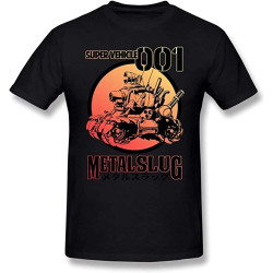 Metal Slug Super Vehicle Fashion Graphic Tee Round Neck Unisex Tops Men's 100% Cotton Short-Sleeve T-Shirts Metal Slug Super Vehicle Fashion Graphic Tee Round Neck Unisex Tops Men's 100% Cotton Short-Sleeve T-Shirts