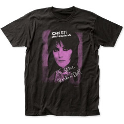 Joan Jett & The Blackhearts I Love Rock- ' n-Roll Black Tee Round Neck Unisex Tops Men's 100% Cotton Short-Sleeve T-Shirts Joan Jett & The Blackhearts I Love Rock- ' n-Roll Black Tee Round Neck Unisex Tops Men's 100% Cotton Short-Sleeve T-Shirts