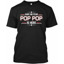 Have No Fear Pop is Here Tee Round Neck Unisex Tops Men's 100% Cotton Short-Sleeve T-Shirts