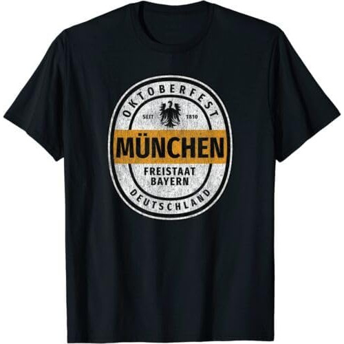 Oktoberfest Deutschland German B33r Festival Design Tee Round Neck Unisex Tops Men's 100% Cotton Short-Sleeve T-Shirts