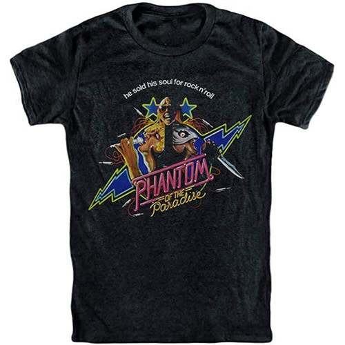 Men ' s Phantom of The Paradise 1974 Horror Musical-Brian De Palma Movie - Tee Round Neck Unisex Tops Men's 100% Cotton Short-Sleeve T-Shirts