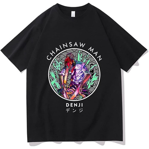 Japan Anime Chainsaw Manga Ayanami Rei Summer Korean Trend Tee Round Neck Unisex Tops Men's 100% Cotton Short-Sleeve T-Shirts Japan Anime Chainsaw Manga Ayanami Rei Summer Korean Trend Tee Round Neck Unisex Tops Men's 100% Cotton Short-Sleeve T-Shirts