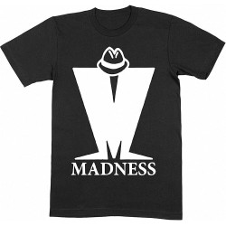 Madness M Logo Tee Round Neck Unisex Tops Men's 100% Cotton Short-Sleeve T-Shirts Madness M Logo Tee Round Neck Unisex Tops Men's 100% Cotton Short-Sleeve T-Shirts