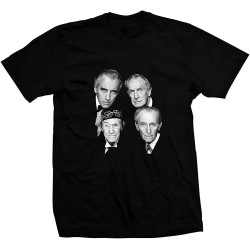 Horror Stars - Peter Cushing Tee Round Neck Unisex Tops Men's 100% Cotton Short-Sleeve T-Shirts