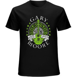 Men's Tee Gary Moore Guitar T-Shirt - Direct from Stockist Black Men's Tee Gary Moore Guitar T-Shirt - Direct from Stockist Black
