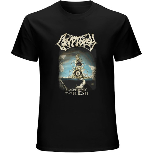 Cryptopsy - Cryptopsy 'Blasphemy Made Flesh' t-Shirt Mens t Shirt Graphic Shirt Black