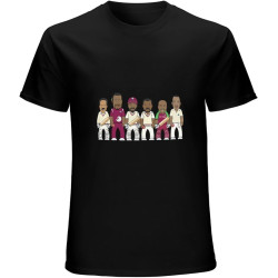 WEST Indies Cricket Legends T-Shirt Organic Mens Eco-Friendly Gift Black WEST Indies Cricket Legends T-Shirt Organic Mens Eco-Friendly Gift Black