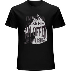 Men's Godfather OfferAdult T-Shirt Black Men's Godfather OfferAdult T-Shirt Black