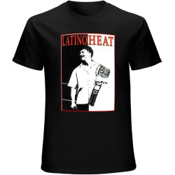 Eddi Guerrero Latino Heat Graphic Tee Shirt Mens Round Neck Short Sleeves T Shirt Casual Bottoming T-Shirt Black Eddi Guerrero Latino Heat Graphic Tee Shirt Mens Round Neck Short Sleeves T Shirt Casual Bottoming T-Shirt Black