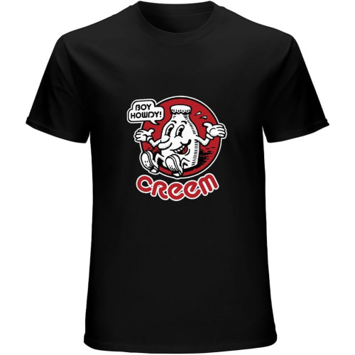 Creem Magazine Boy Howdy! R.Crumb Rock Concert Logo Mens T-Shirt Black