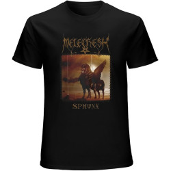 Melechesh Sphynx Casual Custom Short Sleeve Cotton T Shirt Black Melechesh Sphynx Casual Custom Short Sleeve Cotton T Shirt Black
