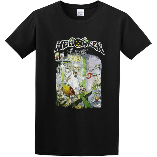Fashion T-Shirts Helloween Dr.Stein Black Fashion T-Shirts Helloween Dr.Stein Black