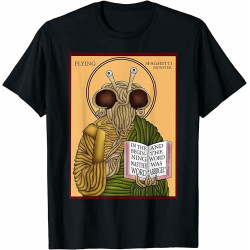Limited Flying Spaghetti Monster Tee - Fsmpastafarian T-Shirt Black Limited Flying Spaghetti Monster Tee - Fsmpastafarian T-Shirt Black