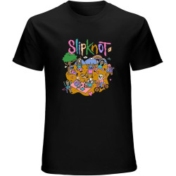 Men's Retro Heavy Metal Band T-Shirt Short Sleeve tee Funny t Shirts Custom t Shirts Design Your own Summer top Black