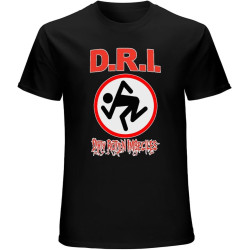 Men's majs HAOSHI Punk D.R.I T-Shirt Black Men's majs HAOSHI Punk D.R.I T-Shirt Black