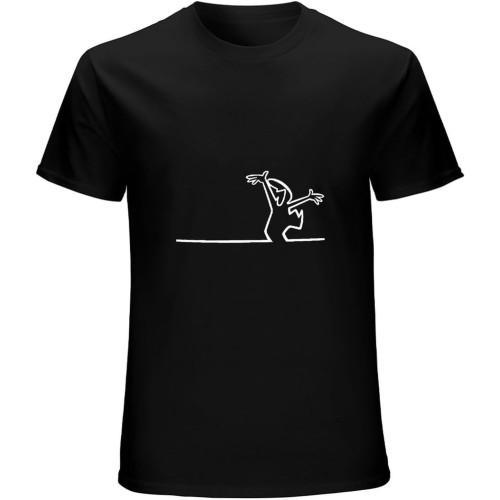 Fishing est T-Shirts La Linea The Line Osvaldo Cavandoli TV Men Style Pure Cotton Streetwear T Shirt Round Neck Big Size Black Fishing est T-Shirts La Linea The Line Osvaldo Cavandoli TV Men Style Pure Cotton Streetwear T Shirt Round Neck Big Size Black