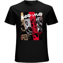 Best Band Maid T Shirts Men's Pure Cotton Amazing T-Shirts Crewneck Tees Short Sleeve Tops Black Best Band Maid T Shirts Men's Pure Cotton Amazing T-Shirts Crewneck Tees Short Sleeve Tops Black