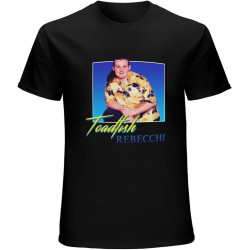 Men's Toadie from Neighbours (Toadfish Rebecchi) - 80s Style Nostalgic Print T-Shirt T-Shirt Black