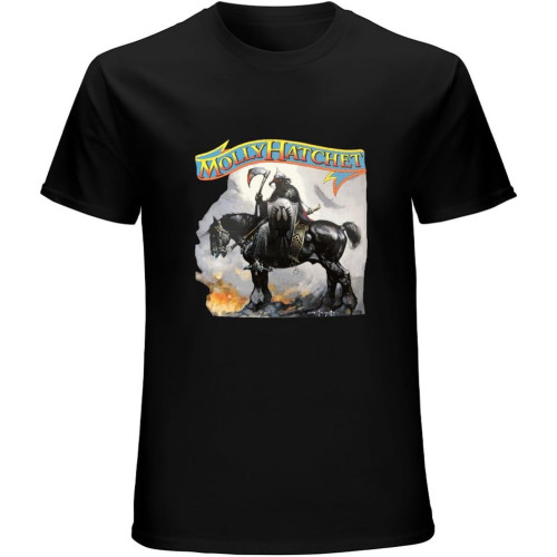 Limited Edition Molly Hatchet Print Short Sleeve Cr Men T-Shirt More Size and Colors Tee Shirt Black Limited Edition Molly Hatchet Print Short Sleeve Cr Men T-Shirt More Size and Colors Tee Shirt Black