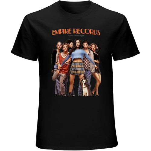Men's Empire Records Retro 90's Comedy Movie T Shirt Black Men's Empire Records Retro 90's Comedy Movie T Shirt Black