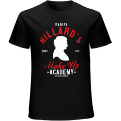 Daniel Hillards Make Up Academy Mrs Doubtfire Men's Christmas t Shirts Menss Black Daniel Hillards Make Up Academy Mrs Doubtfire Men's Christmas t Shirts Menss Black