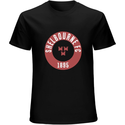 SHELBOURNE FC 1895 Classic T-Shirt Oversized Mens T Shirts Mens T Shirts for Men Cotton Men's t-Shirt tees Black SHELBOURNE FC 1895 Classic T-Shirt Oversized Mens T Shirts Mens T Shirts for Men Cotton Men's t-Shirt tees Black