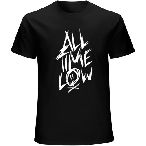 All Time Low Scratch Mens T Shirt Unisex Band Merch Black
