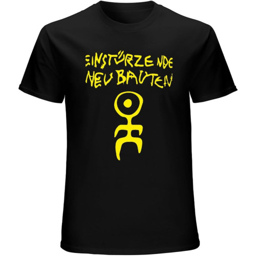 Einsturzende Neubauten T-Shirt Graphic Unisex Basic Men Short Sleeve Men Cotton Casual T-Shirt Tee Shirt Black